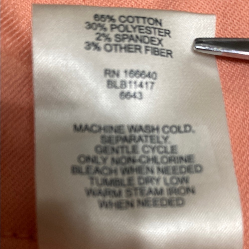 Blair Pink Jean Jacket with Textured Fabric - Picture 13 of 13